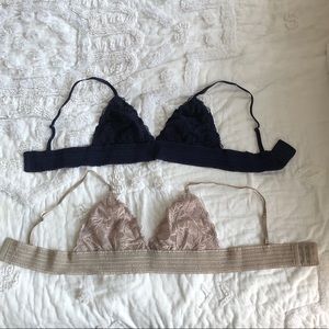 Set of Aerie bralettes